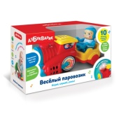 Веселый паровозик Красный 4286