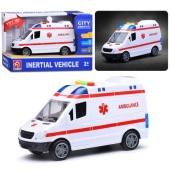 Машина "Фургон скорой помощи" на батарейках,  RJ6689A / 469907