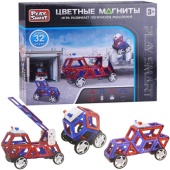 Конструктор магнитный 32 дет., в коробке 2486 / 379368