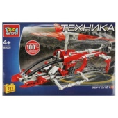 Конструктор ВЕРТОЛЁТ, 211 дет. Город мастеров 85005-KY