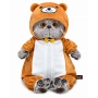 Игрушка Кот Басик в кигуруми "Медвежонок"  Ks25-298