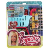 Аксессуары для кукол 29 см комплект акс для Софии, для магазина, блистер КАРАПУЗ AC17-S-BB