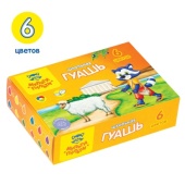 Гуашь Мульти-Пульти "Енот в Греции", 06 цв ГК_10268