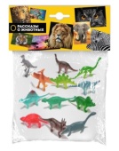 Пластизоль ДИНОЗАВРЫ 12 шт. в пак. ИГРАЕМ ВМЕСТЕ  606A-1R