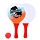 Набор ракеток "Пляжный" (в комплекте: с мячиком) в сетке М3008 / 404724
