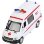Машина "mercedes-benz sprinter скорая" 14см, открыв. двери, инерц. в кор Технопарк SPRINTERVAN-14AMB
