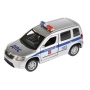 Технопарк. Машина металл "SKODA YETI ПОЛИЦИЯ",дл 12 см, свет+звук, инерц. YETI-P-SL
