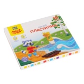 Пластилин Мульти-Пульти "Енот в сказке", 10 цветов, 120г, со стеком, картон МП_41709