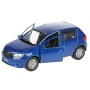 Машина металл RENAULT sandero, 12 см, двери, багаж., инерц. SB-17-61-RS-N(BU)-WB