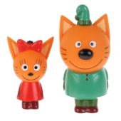 ИГРУШКА ПЛАСТИЗОЛЬ ДЛЯ ВАННЫ Капитошка Три Кота (Карамелька и Компот), ST-FT1809-07 (100)