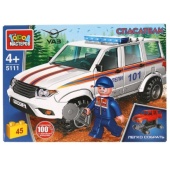 UAZ конструктор uaz patriot спасателей, 45 дет. (легко собрать) Город мастеров SB-5111 UAZ конструктор uaz patriot спасателей, 45 дет. (легко собрать) Город мастеров SB-5111