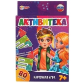 Активитека. Развивающие карточки. 80 карточек 55х85мм. Коробка: 138х170х40мм. Умные игры 313881