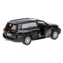 Технопарк. Машина металл "TOYOTA LAND CRUISER" 12,5см, откр. двери, инерц ЧЕРНЫЙ, CRUISER-BK