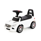 Каталка-автомобиль "SuperCar" №4 со звуковым сигналом (белая) 20063