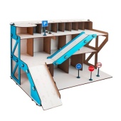 Автопарковка цветная (с дорожными знаками)  ХД-006 / 414891