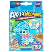 Аквамозаика 100 бусин медведь МУЛЬТИ АРТ   AB-100BEAR