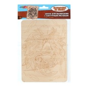 Доска для выжигания лев MultiArt   DVLV-130352