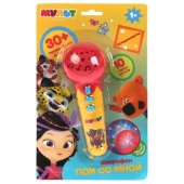 Микрофон МУЛЬТ на бат. 10 песен из м/ф, апплодисменты, свет на блистере Умка 1902M023-R1