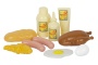 Игровой набор " Продукты" №2 (батон,круассан,яичница, курица,сосиски 2шт., горчица, майонез, кетчуп)