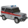 Машина р/у UAZ HUNTER росгвардия 18 см, свет, сер, кор. HUNTER-18L-RG