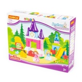 Конструктор "Макси" - "Весёлая принцесса" (70 элементов) (в коробке), 77707 Конструктор "Макси" - "Весёлая принцесса" (70 элементов) (в коробке), 77707