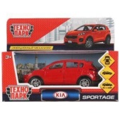Машина металл "KIA SPORTAGE" 12см, открыв. двери, инерц., красный в кор. Технопарк, SPORTAGE-RD