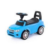 Каталка-автомобиль "SuperCar" №5 со звуковым сигналом (голубая) 84521 Каталка-автомобиль "SuperCar" №5 со звуковым сигналом (голубая) 84521