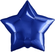 Шар (19/48 см) Звезда, Темно-синий, 757390