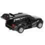Машина Mitsubishi Pajero черный, открыв.дв.,багаж, инерц SB-17-61-MP-N