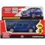 Машина металл Nissan Terrano синий 12 см, откр.дв.,багаж., инерц. в русс. кор.SB-17-47-NT-N(BU)-WB