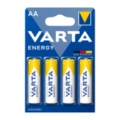Батарейки Varta ENERGY LR6 AA BL4 Alkaline 1.5V (4106) (4/80/400) Батарейки Varta ENERGY LR6 AA BL4 Alkaline 1.5V (4106) (4/80/400)