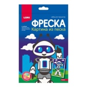 Фреска. Картина из песка "Робот" Пз/ф-047