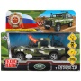 Машина металл свет-звук LAND ROVER DEFENDER PICКUP КАМУФЛЯЖ 12 см, двер,кор. DEFPICKUP-12SLMIL-ARMGN