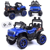 Электромобиль "Кросс" на аккумуляторе, с р/у, (синий)   U023393Y / 407089