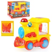 Игрушка"Паровозик с дымом",звук,свет, в коробке QS151 / 270305