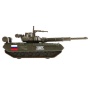 Модель металл Танк T-90, размер 12см, инерц.механизм., подвиж. дет., в кор. Технопарк SB-16-19-T90-G
