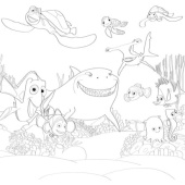 Большая раскраска 84*84 "Подводный мир" БР8484008