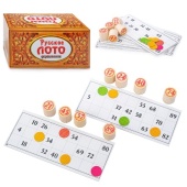 Лото "Русское" деревянное 279399 