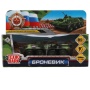 Модель металл БРОНЕВИК 13 см, инерц., поворотная башня, кор. Технопарк 2005C069-R