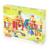 Конструктор "Макси" - "Весёлая ферма" (156 элементов) (в коробке) 77592 Конструктор "Макси" - "Весёлая ферма" (156 элементов) (в коробке) 77592