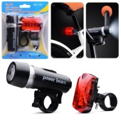 Набор Фонарей аккумуляторных велосипедных, 1200 мАч 00-6094 / 474058 Набор Фонарей аккумуляторных велосипедных, 1200 мАч 00-6094 / 474058