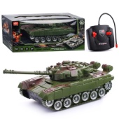Танк "Боевой" р/у, 27MHz, квадратный пульт, 370-1A / 405195 Танк "Боевой" р/у, 27MHz, квадратный пульт, 370-1A / 405195