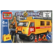 Конструктор uaz-3909 АВАРИЙНАЯ газовая СЛУЖБА, 64 дет. Город мастеров SB-50015 Конструктор uaz-3909 АВАРИЙНАЯ газовая СЛУЖБА, 64 дет. Город мастеров SB-50015