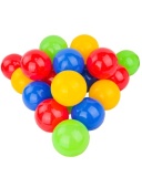ШАРИКИ ПЛАСТИКОВЫЕ 50 шт. ЦВЕТНЫЕ, Ø85 мм (Арт. И-1501)