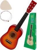 Деревянная игрушка. Гитара темно-коричневая (59х19.5х6 см, в коробке) ( Арт. ИМ-1945)