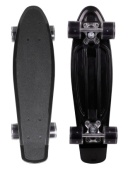 Скейтборд пластик,основа аллюм.,антискольз(56х15х10)(колеса ПУ 60мм со светом) (Арт.HB210805-6)