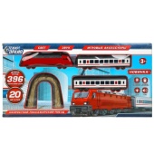 Железная дорога свет-звук, длина пути 396, кор.60*29,5*6см ТЕХНОДРАЙВ ZY1109439-R