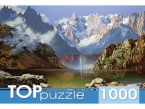 TOPpuzzle. ПАЗЛЫ 1000 элементов. РУКТП1000-1058 А. Головин. Горное озеро