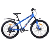 Велосипед 24" Rocket Aries 1.0 , цвет синий, размер 13"   24SD.ARIES1.13BL.25 / 468581