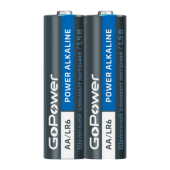 Батарейка GoPower LR6 AA Shrink 2 Alkaline 1.5V (2/40/800)
